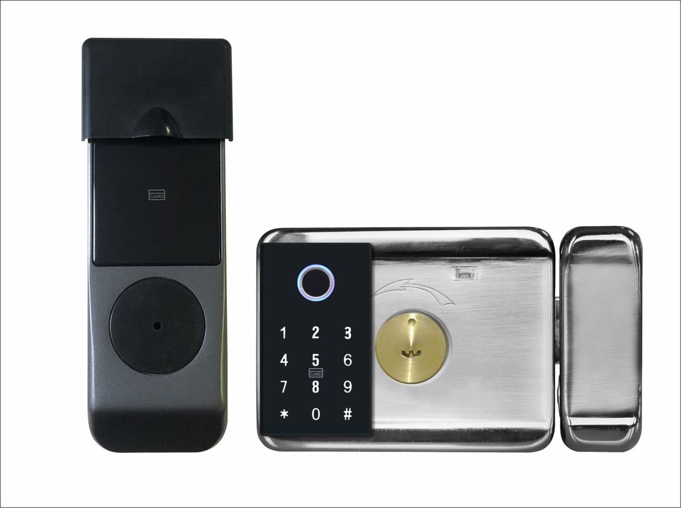 Khóa cổng Hubert HB CC68 Gray kết nối app