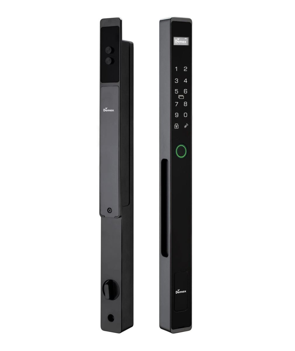 Khóa cửa nhôm Demax SL808 BL CNC App wifi, remote