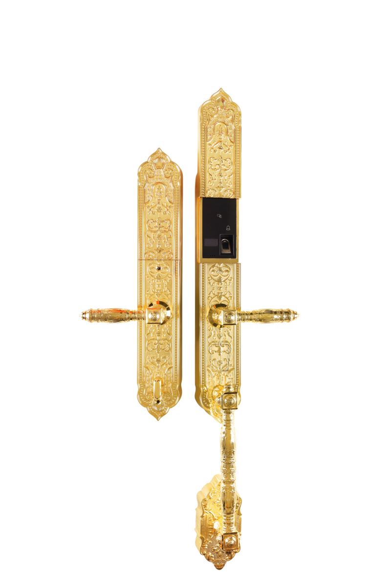 Khóa tân cổ điển Demax EL886 Gold chính hãng – ảnh 6