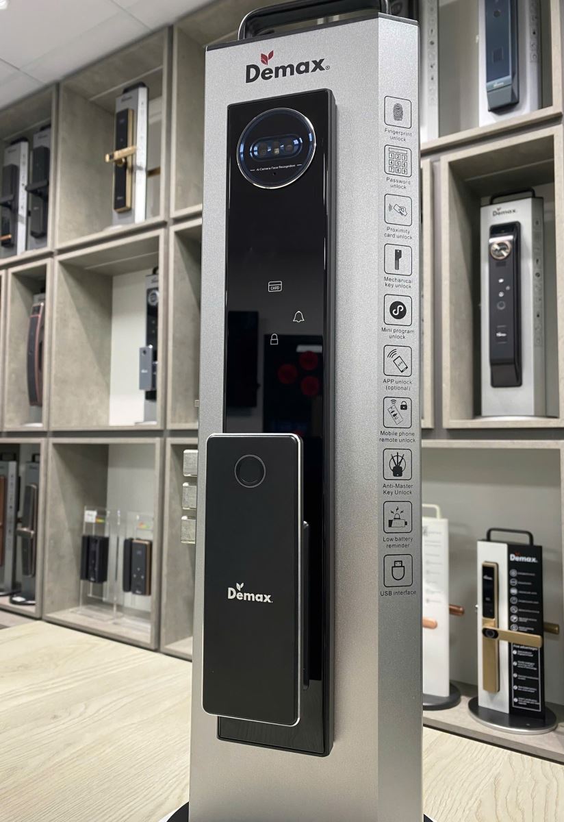 Khóa Face ID Demax EL915 BN CNC chính hãng Khóa Face ID Demax EL915 BN CNC chính hãng