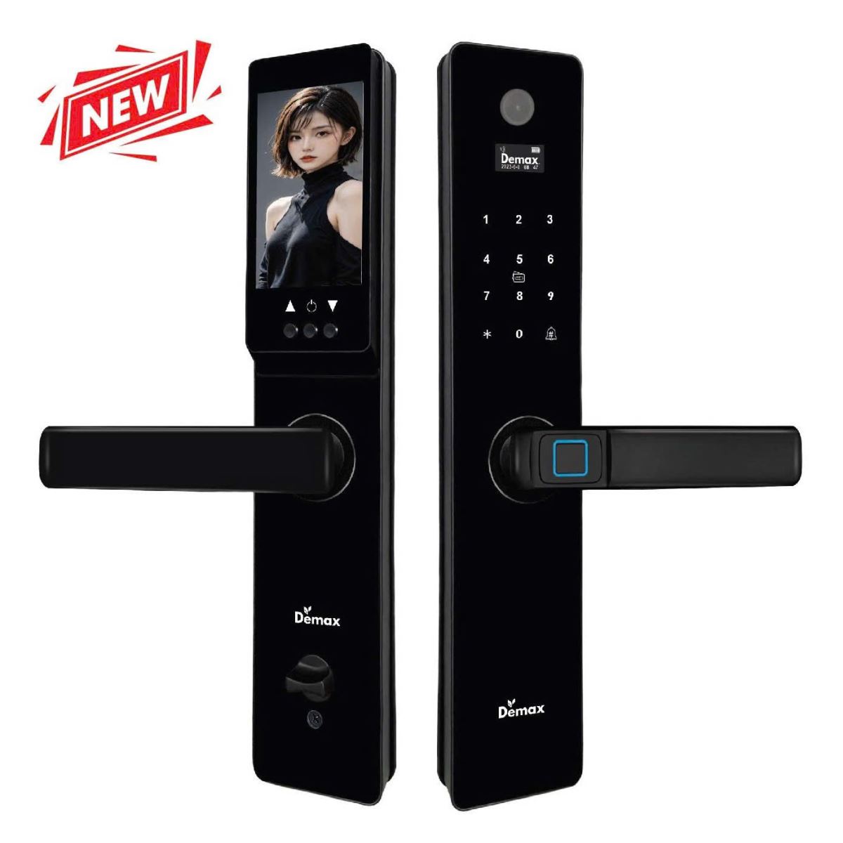 Khóa vân tay Demax EL-C626 BL App wifi, màn hình