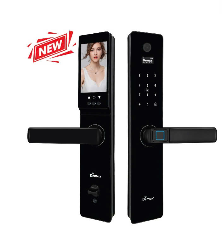 Khóa vân tay Demax EL629 BL App wifi, màn hình