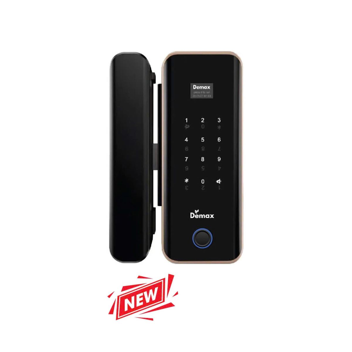 Khóa cửa kính Demax EL800 AC App Bluetooth