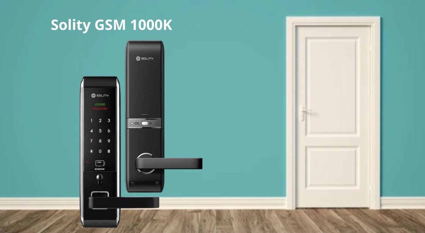 Khóa vân tay Solity GSM-1000K chính hãng Khóa vân tay Solity GSM-1000K chính hãng