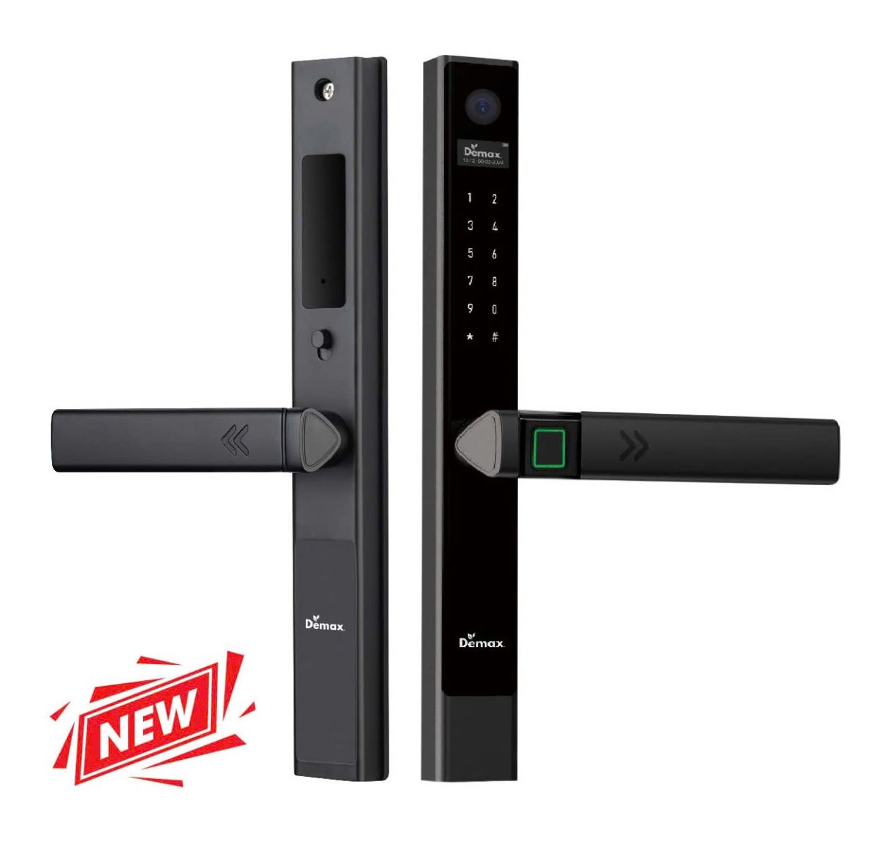 Khóa cửa nhôm Demax EL689 BN Camera App wifi