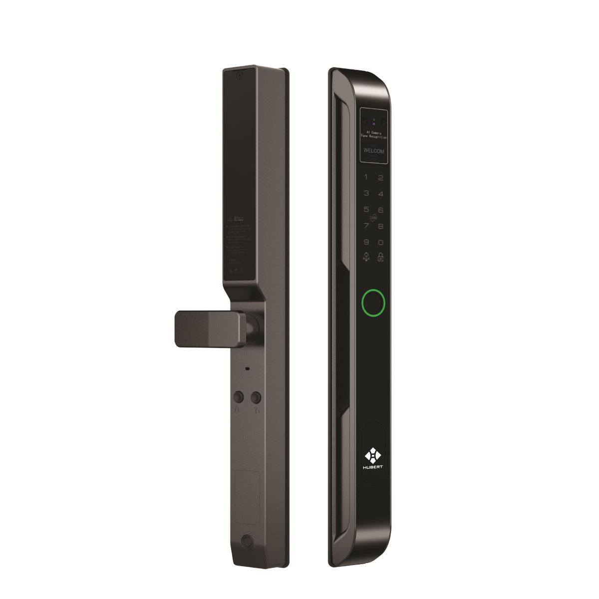 Khóa cửa nhôm Hubert HB CN80F Face ID, App wifi