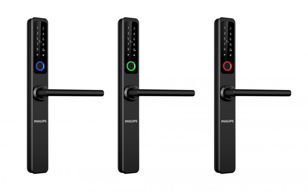 Khóa cửa nhôm Philips DDL608-5HWS chính hãng Khóa cửa nhôm Philips DDL608-5HWS chính hãng