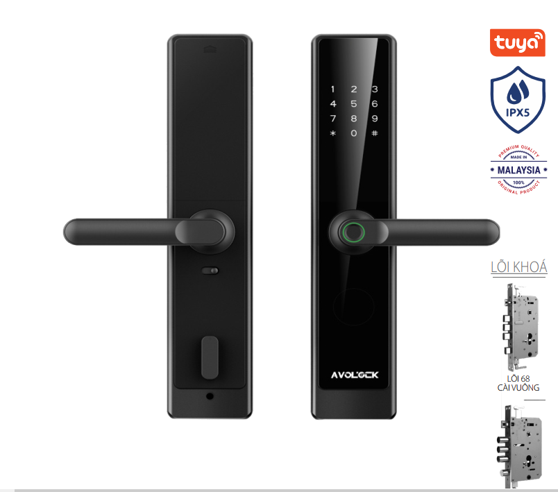 Khóa vân tay Avolock AV-64-B App wifi