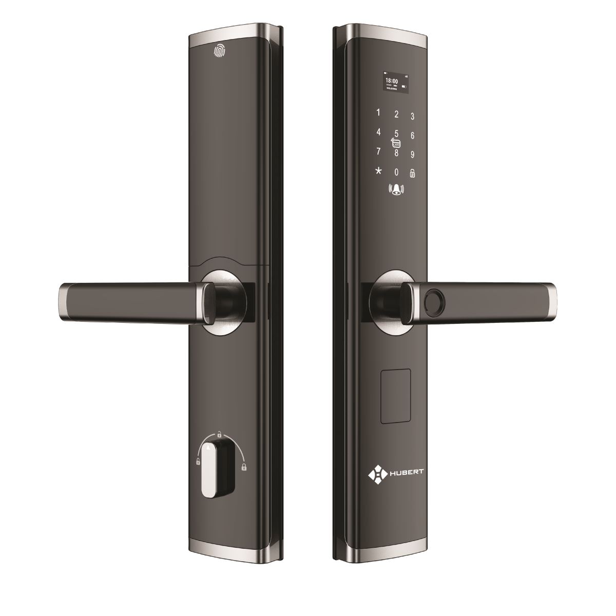 Khóa vân tay Hubert HB CG61 Black App wifi