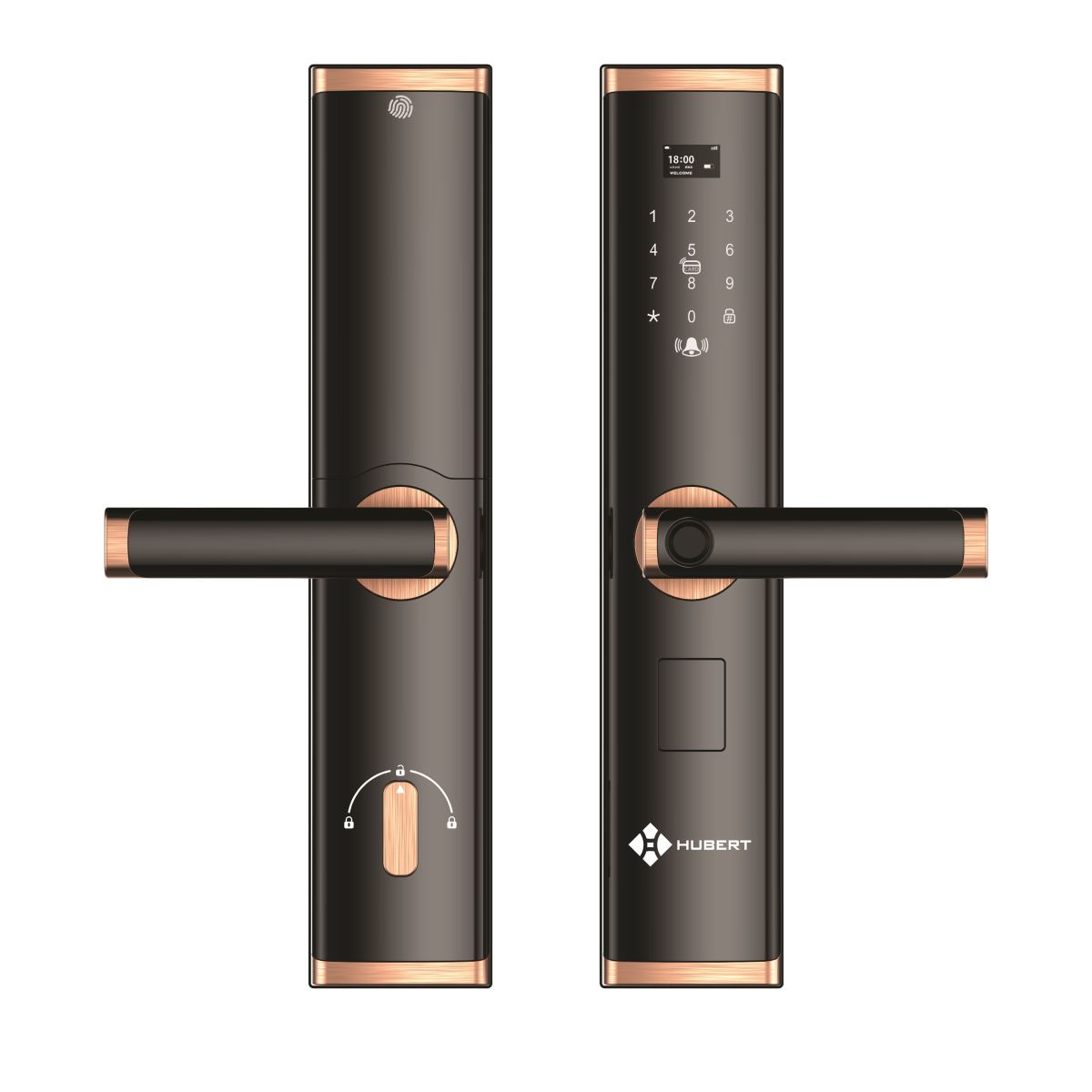 Khóa vân tay Hubert HB CG61 Cooper App wifi