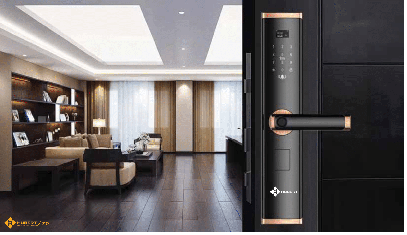 Khóa vân tay Hubert HB CG61 Gray chính hãng Khóa vân tay Hubert HB CG61 Gray chính hãng