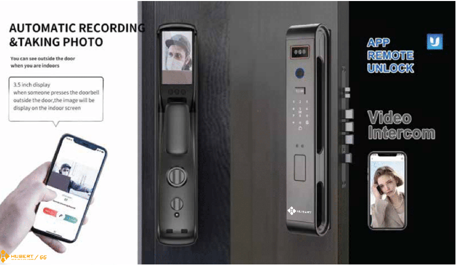 Khóa Face ID Hubert HB CG65VF chính hãng Khóa Face ID Hubert HB CG65VF chính hãng