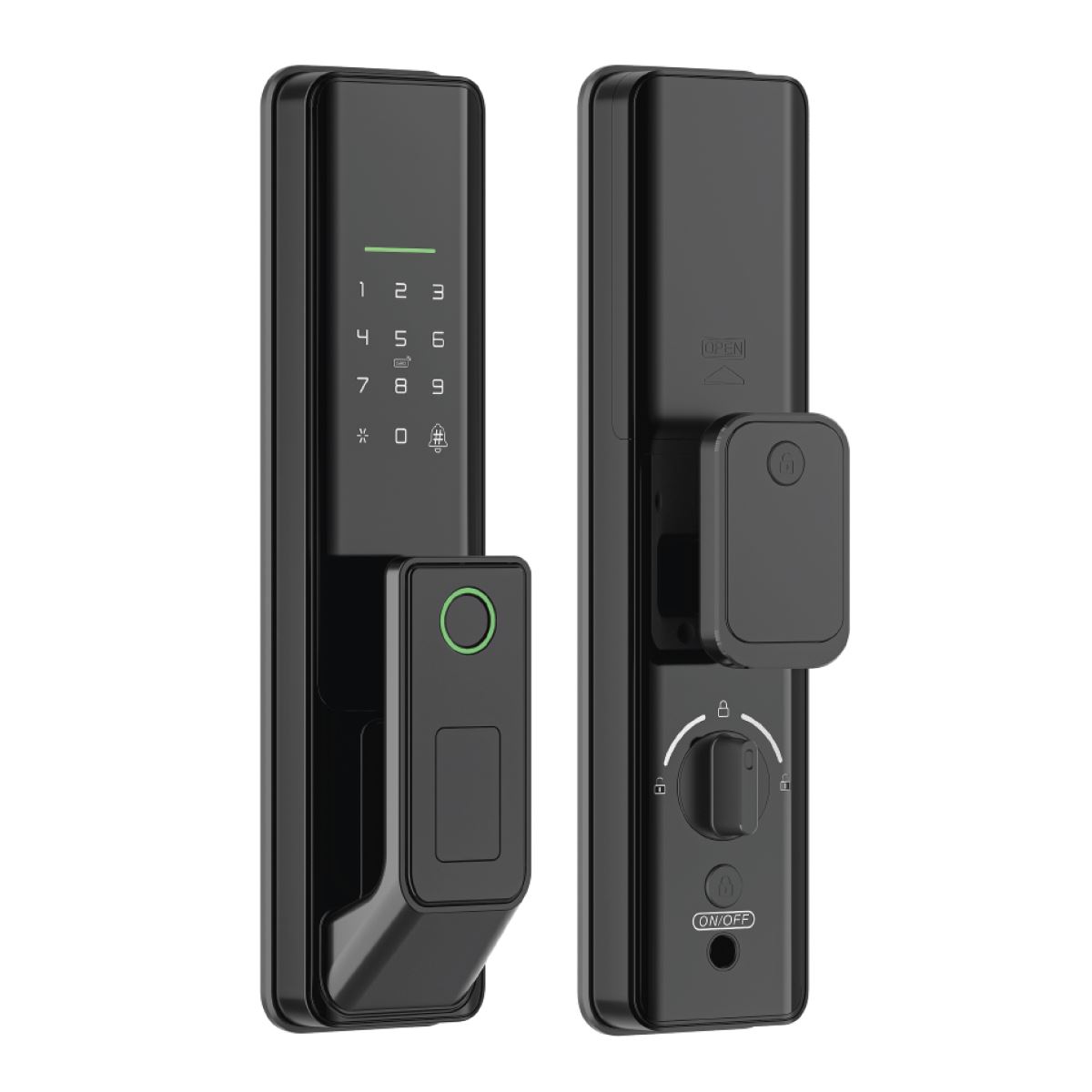 Khóa vân tay Hubert HB CG67 Black kết nối app
