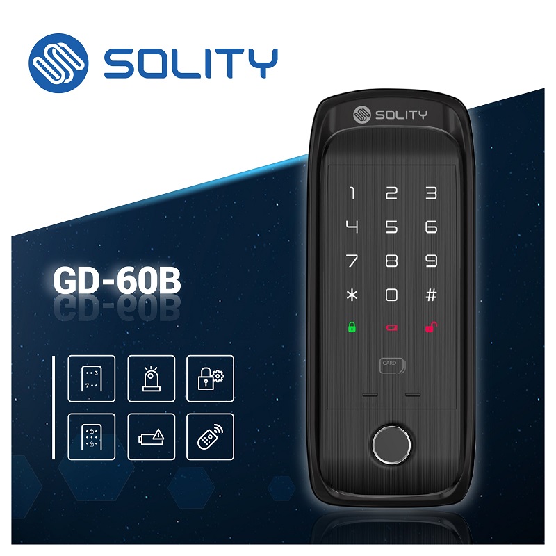 Khóa vân tay Solity GD-60B kết nối app