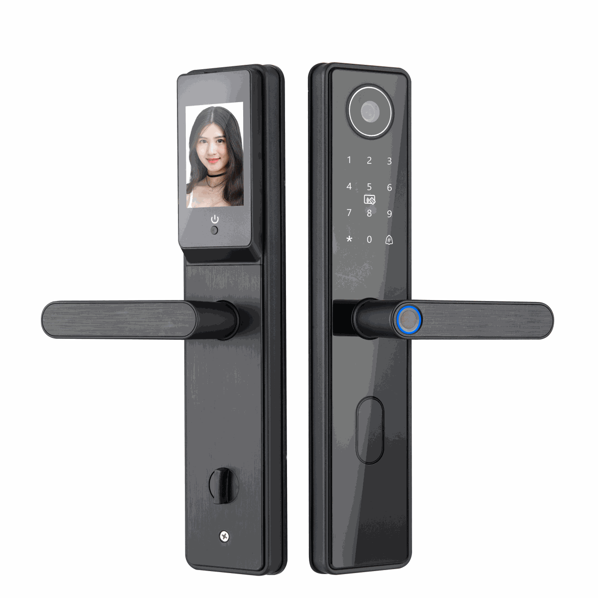 Khóa vân tay Hubert HB CG66 Black App wifi