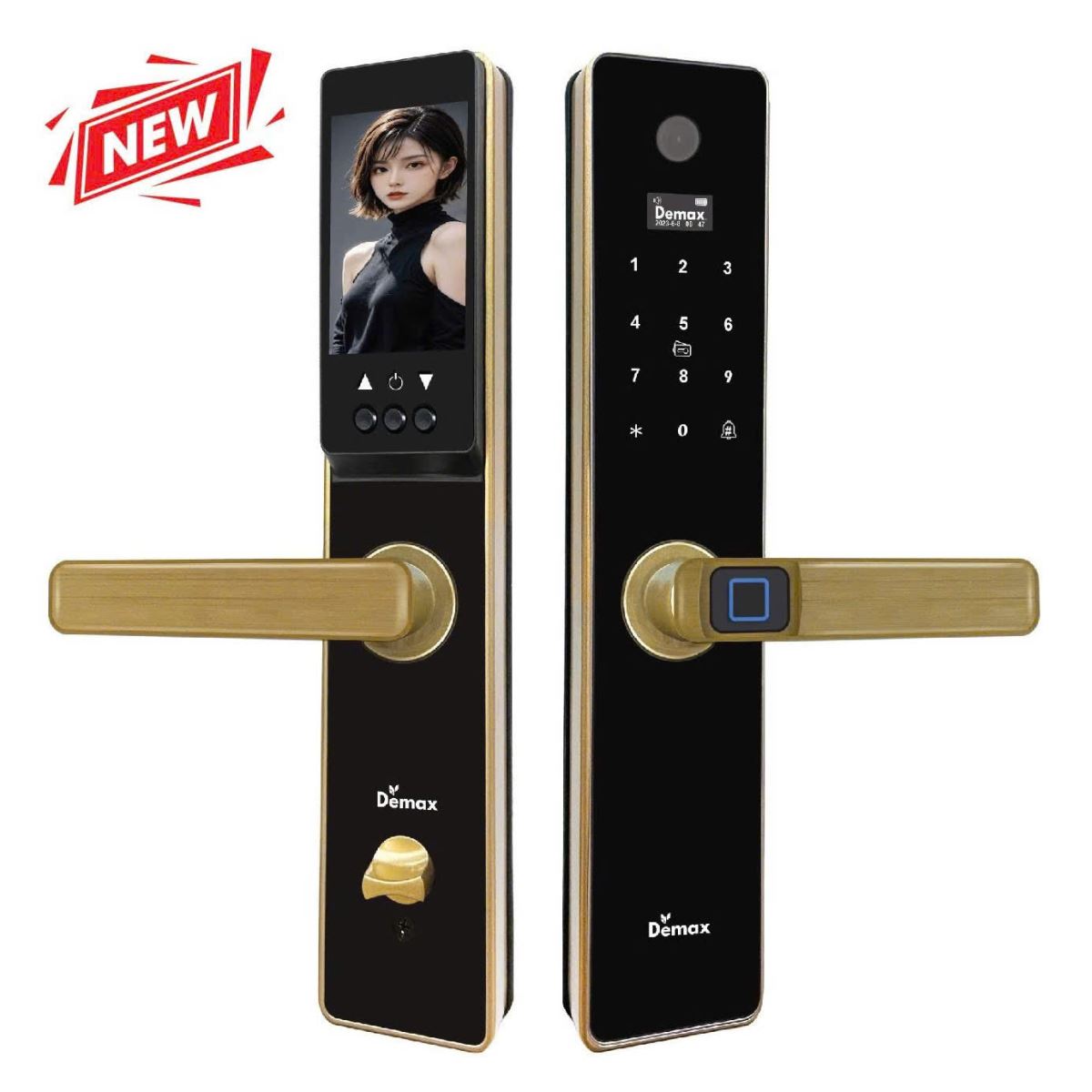 Khóa vân tay Demax EL-C626 CG App wifi, màn hình