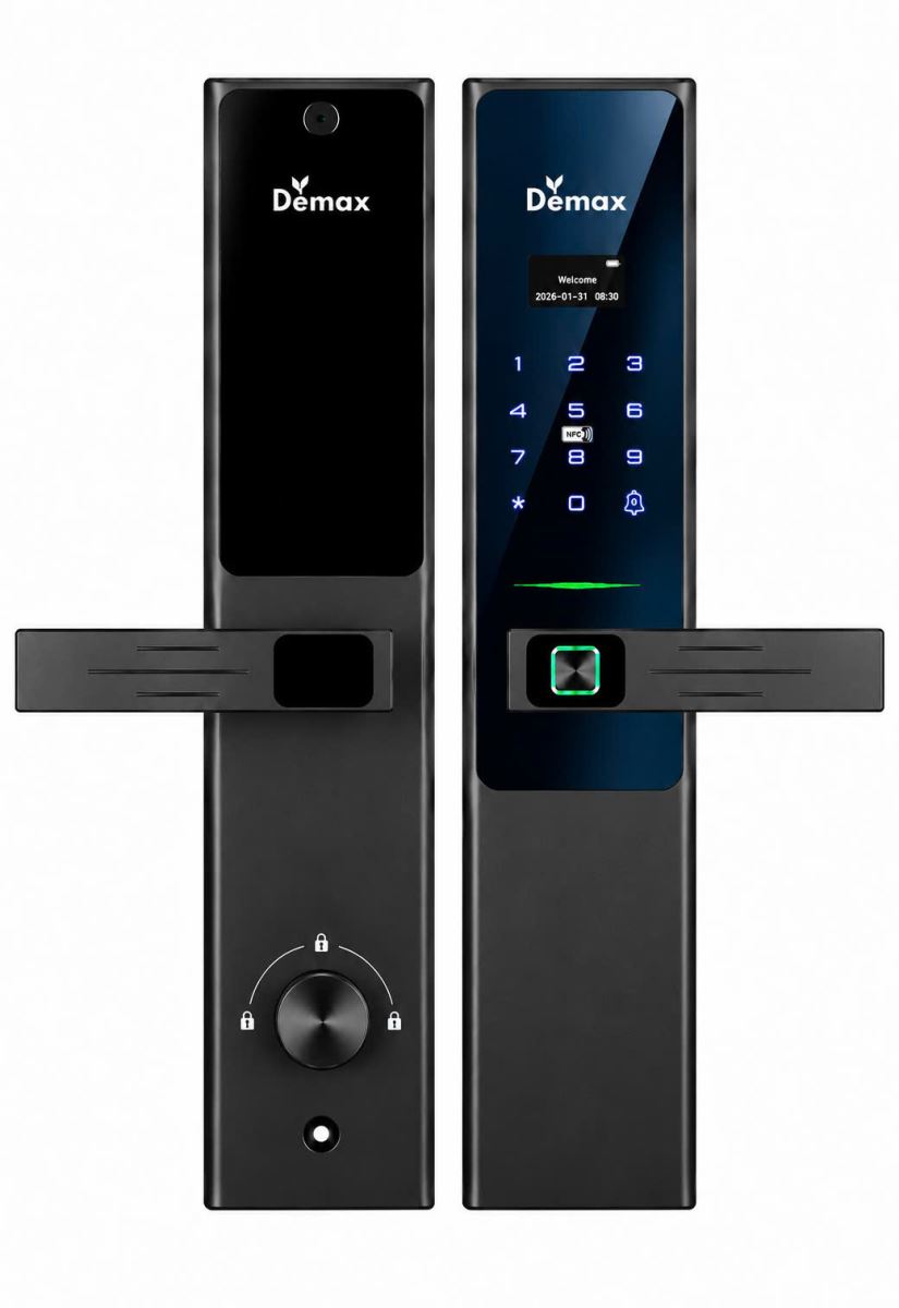 Khóa vân tay Demax EL680 BL CNC App wifi, chống nước