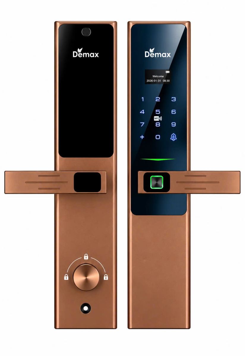 Khóa vân tay Demax EL680 CB CNC App wifi, chống nước
