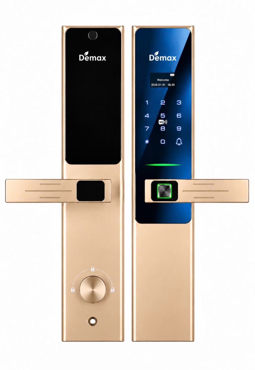 Khóa vân tay Demax EL680 CG CNC App wifi, chống nước