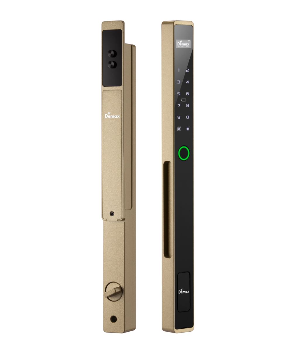 Khóa cửa nhôm Demax SL808 CG CNC App wifi, remote