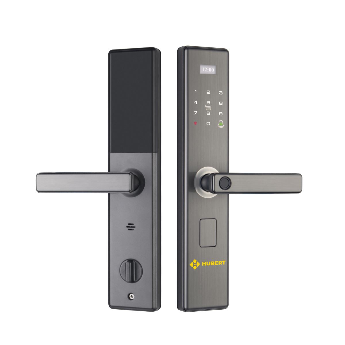 Khóa vân tay Hubert HB CG62 Nano Gray kết nối app