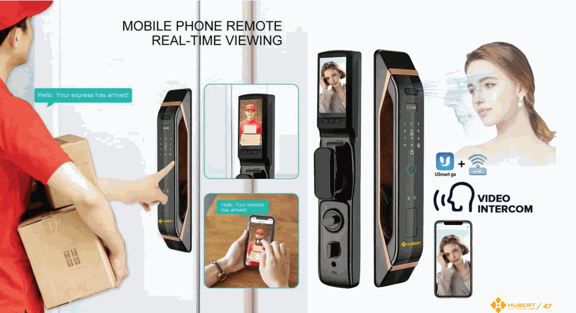Khóa Face ID Hubert HB CG87 chính hãng Khóa Face ID Hubert HB CG87 chính hãng