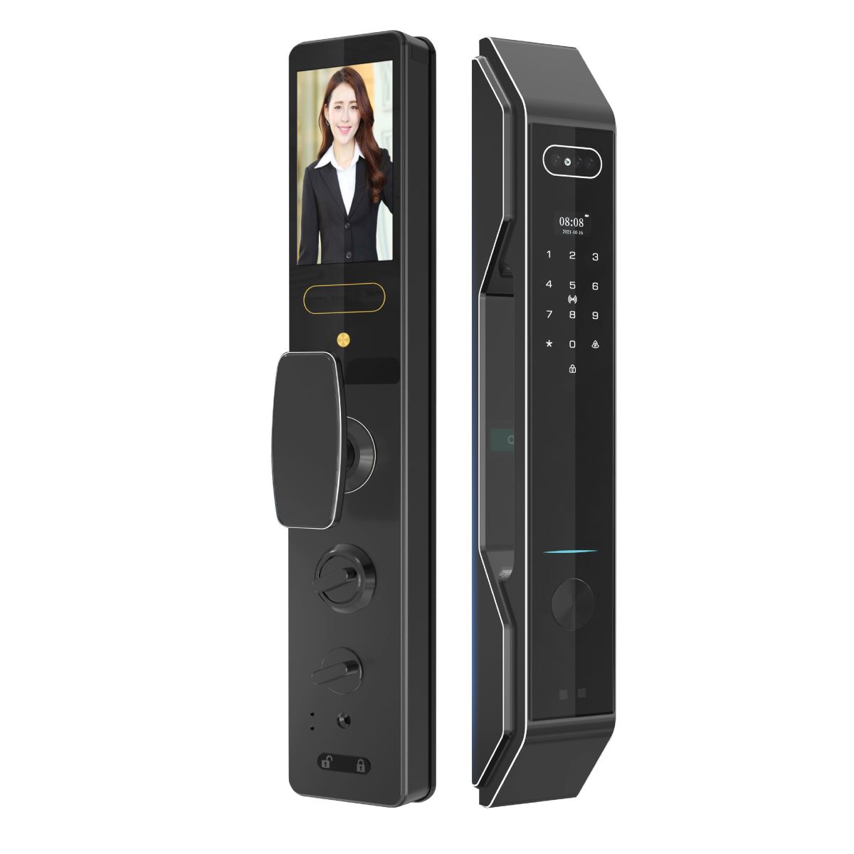 Khóa Face ID Hubert HB CGI7 Black App wifi
