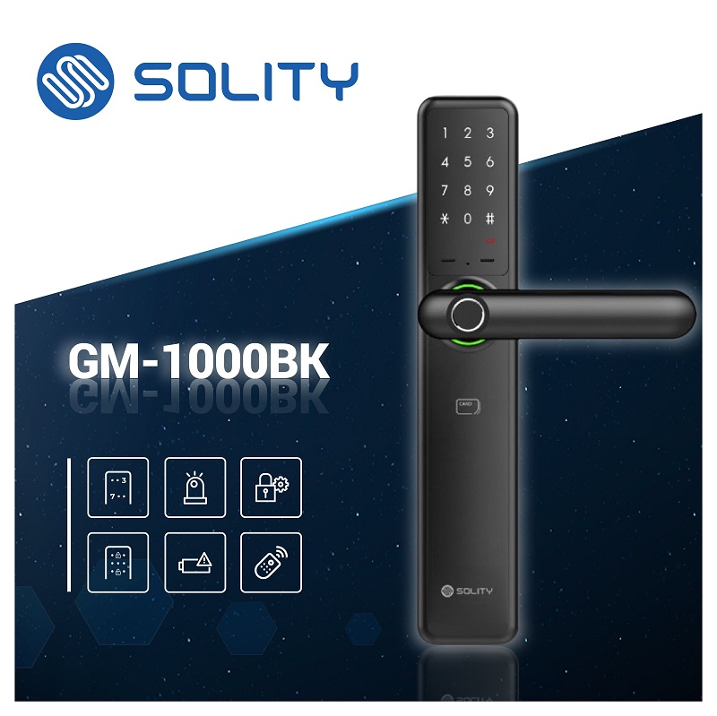 Khóa vân tay Solity GM-1000BK