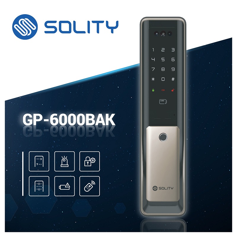 Khóa Face ID Solity GP-6000BAK chính hãng Khóa Face ID Solity GP-6000BAK chính hãng