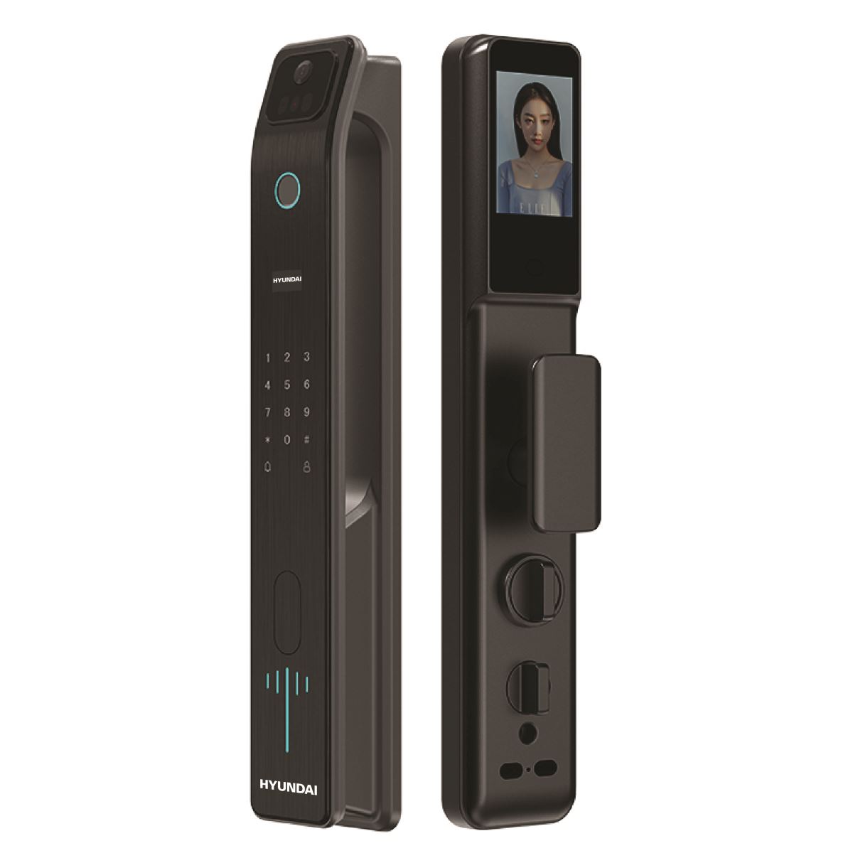 Khóa Face ID Hyundai HY-SLA808F Black kết nối app