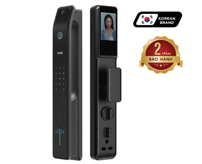 Chi tiết thiết kế Khóa Face ID Hyundai HY-SLA808F Black Chi tiết thiết kế Khóa Face ID Hyundai HY-SLA808F Black