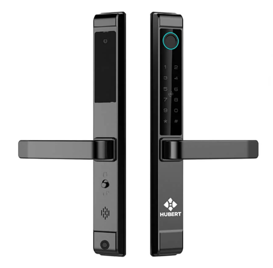 Khóa cửa nhôm Hubert HB CN21 Black Wifi