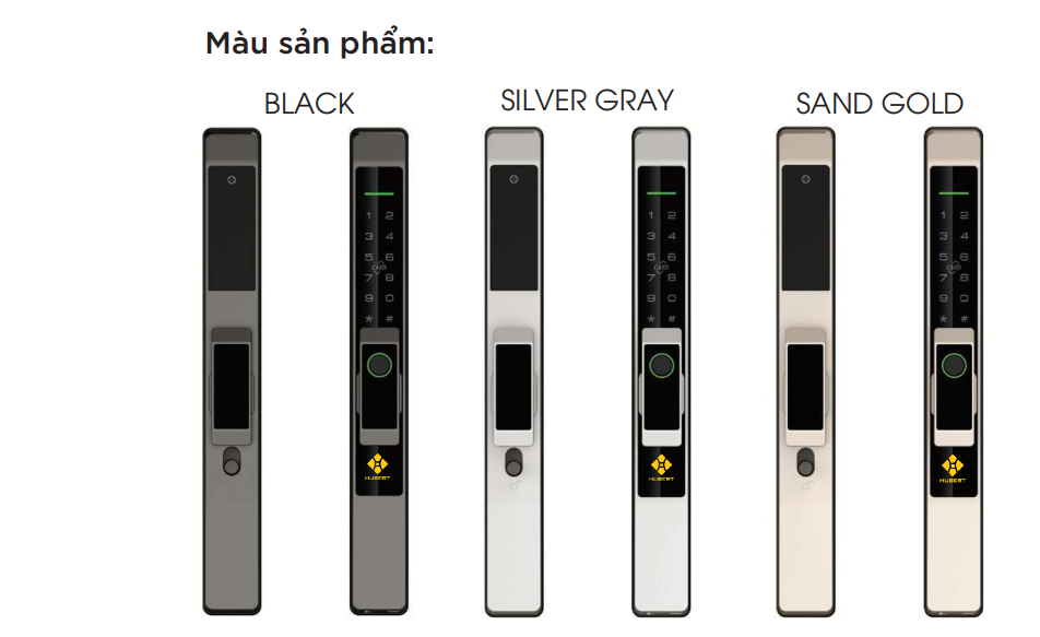 Khóa cửa nhôm Hubert HB CN39 chính hãng Khóa cửa nhôm Hubert HB CN39 chính hãng
