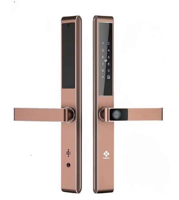 Khóa vân tay Hubert HB CN68 Titan Gold App wifi, chống nước