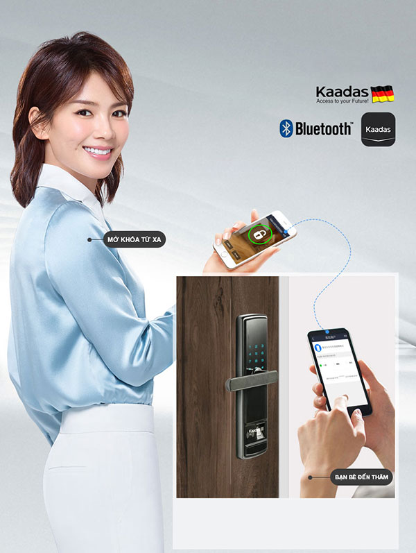 Khóa vân tay Kaadas 5155 chính hãng – ảnh 6