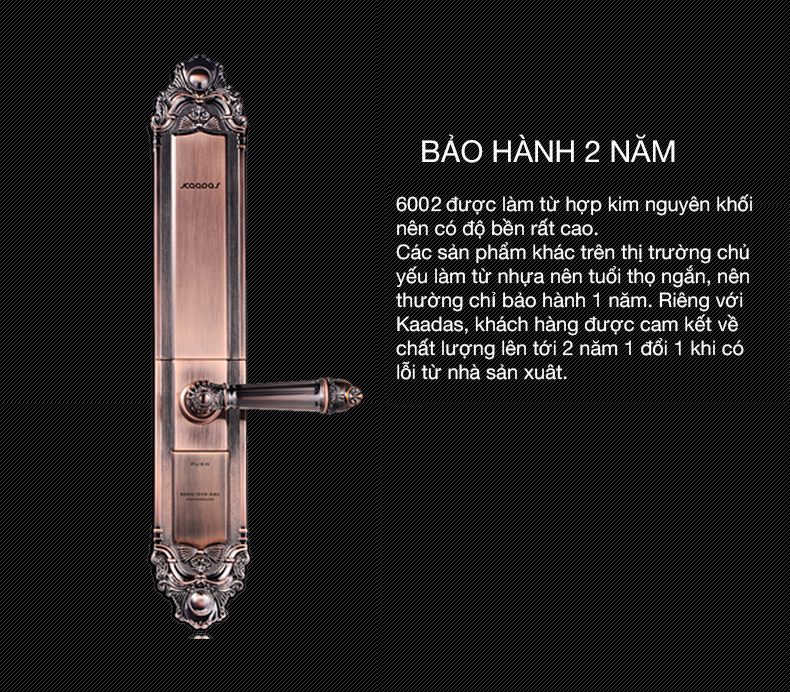 Khóa tân cổ điển Kaadas 6002 chính hãng Khóa tân cổ điển Kaadas 6002 chính hãng