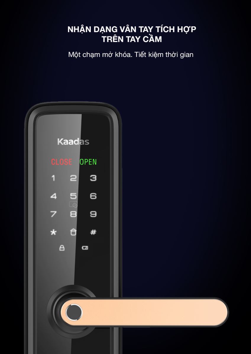 Khóa vân tay Kaadas L7 chính hãng Khóa vân tay Kaadas L7 chính hãng