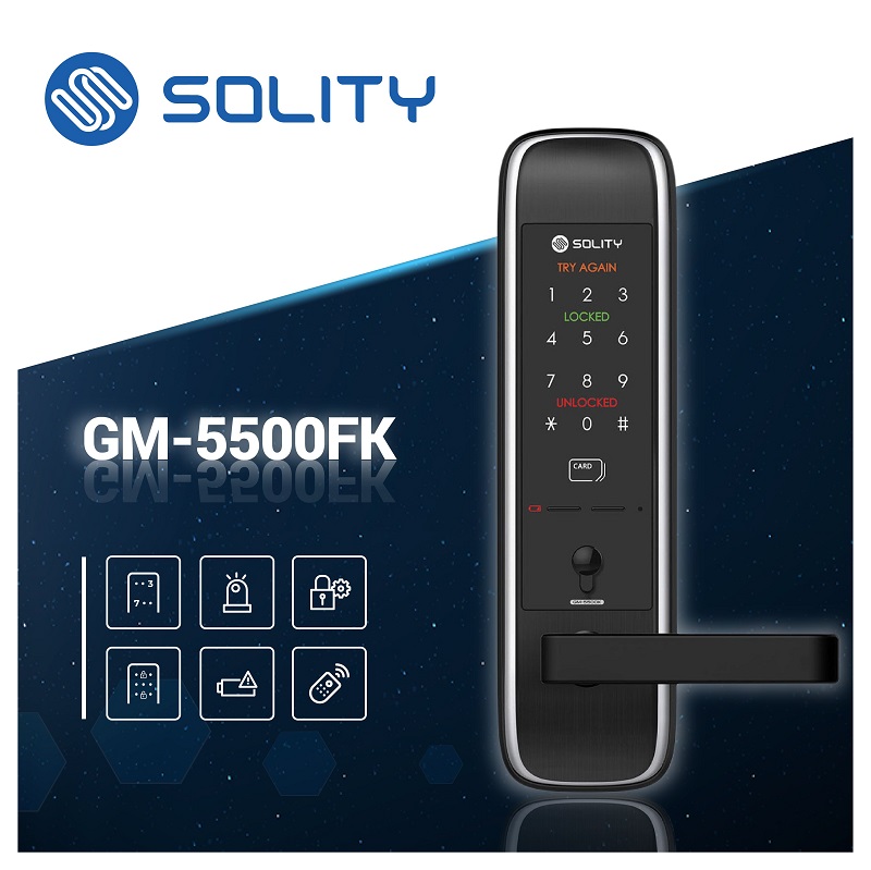 Khóa vân tay Solity GM-5500FK