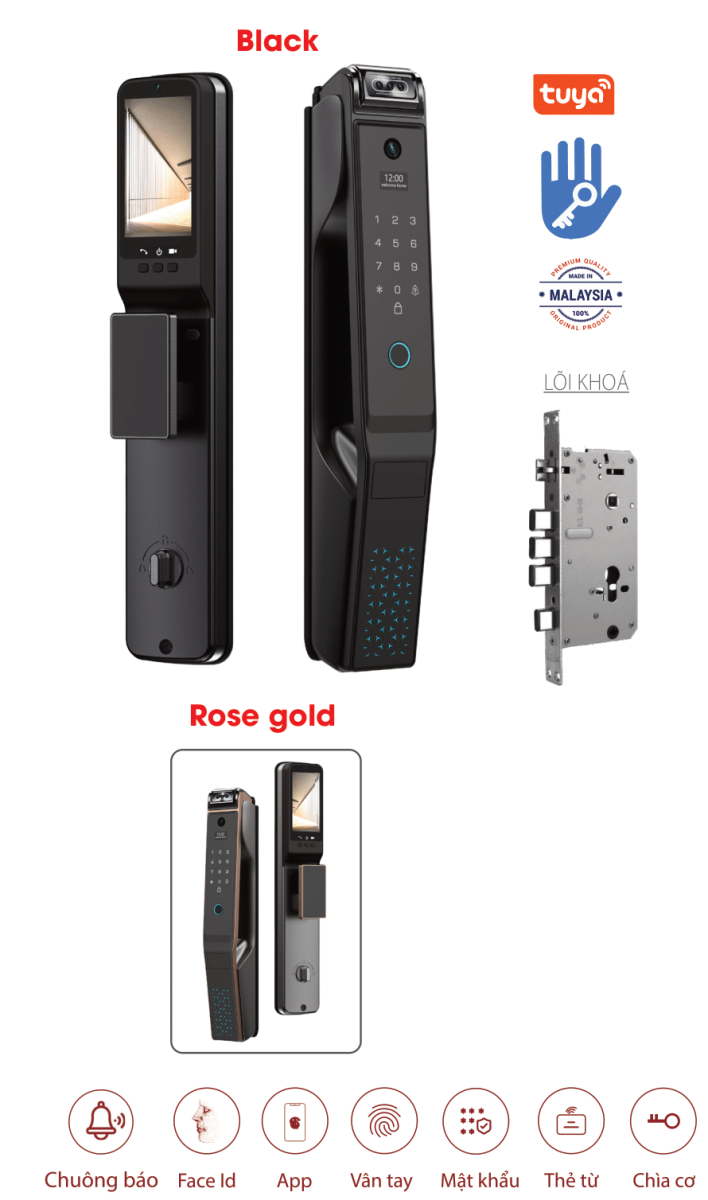 Khóa Face ID Avolock AL-76TFV chính hãng Khóa Face ID Avolock AL-76TFV chính hãng