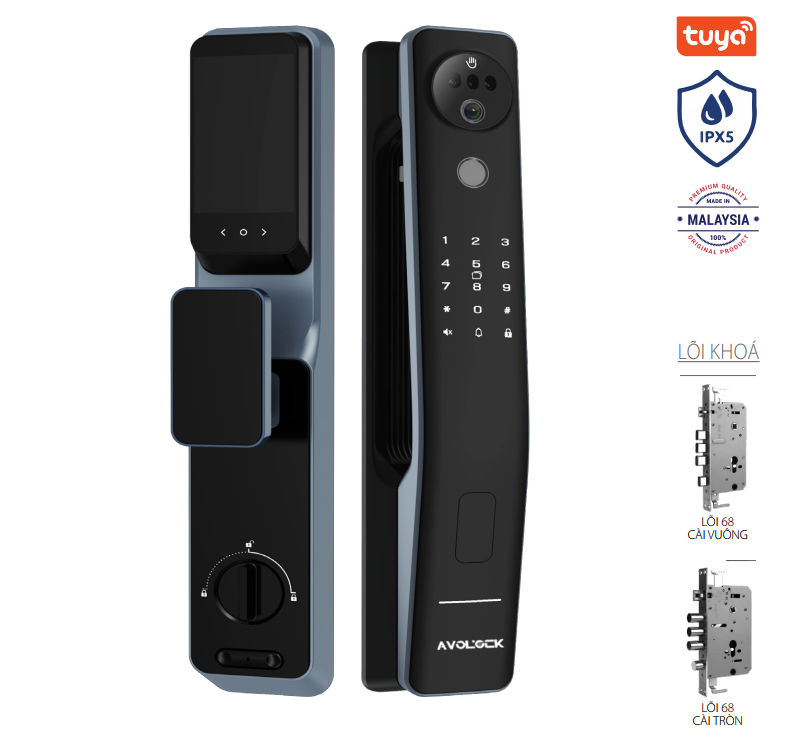 Khóa Face ID Avolock AL-85FRVT-B App wifi