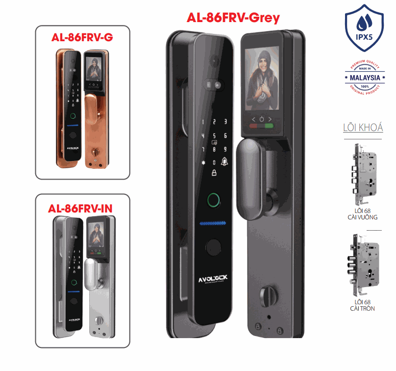 Khóa Face ID Avolock AL-86FRV chính hãng Khóa Face ID Avolock AL-86FRV chính hãng
