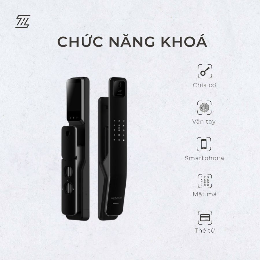 Khóa Face ID Avolock AL-88TRV-B chính hãng Khóa Face ID Avolock AL-88TRV-B chính hãng