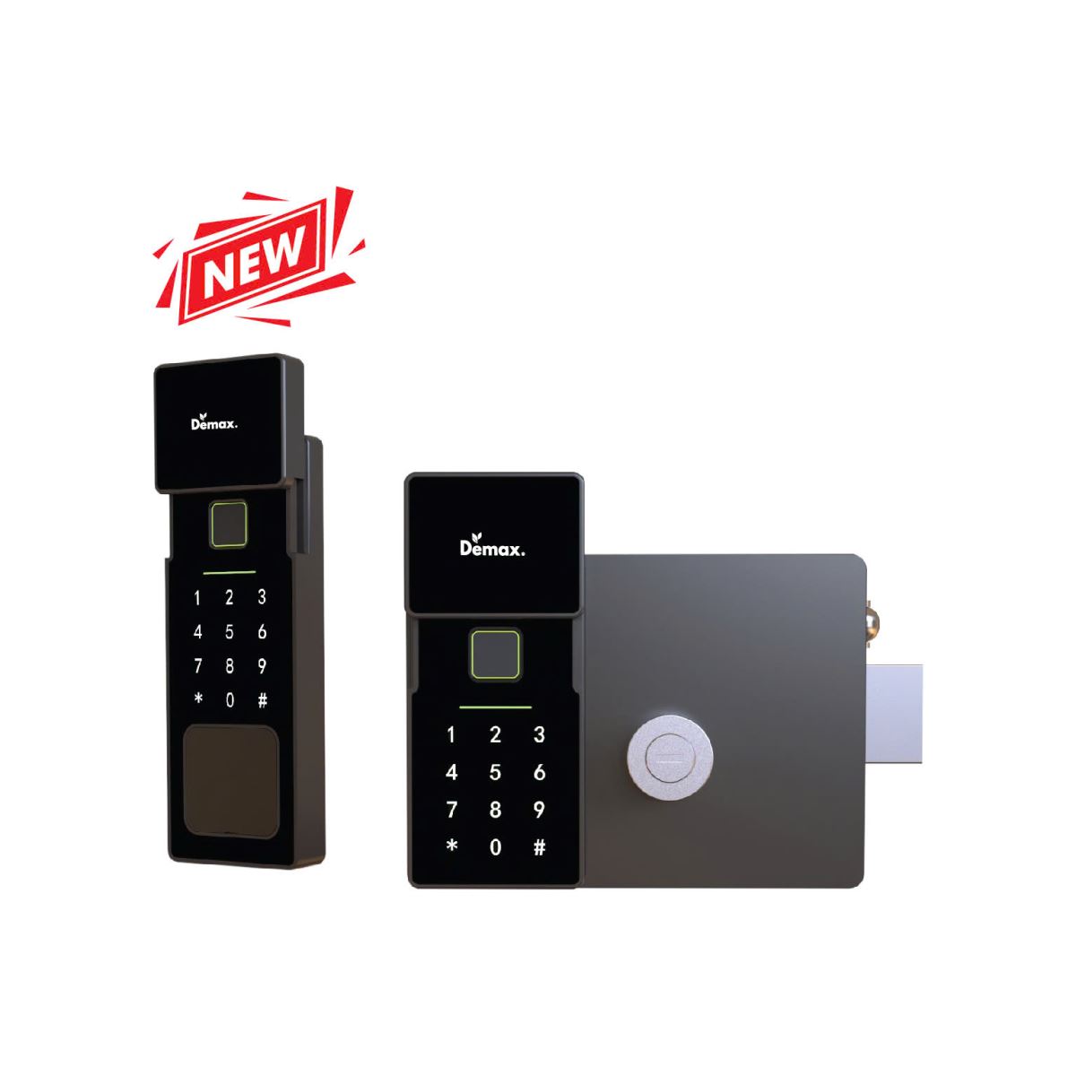 Khóa cổng Demax EL608 CNC GB App wifi, remote