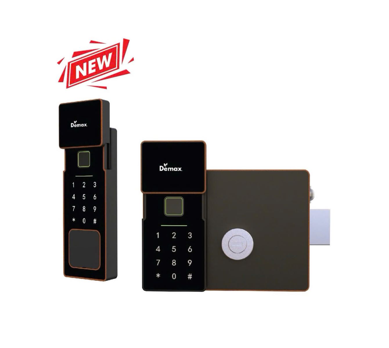 Khóa cổng Demax EL608 CNC AC App wifi, remote