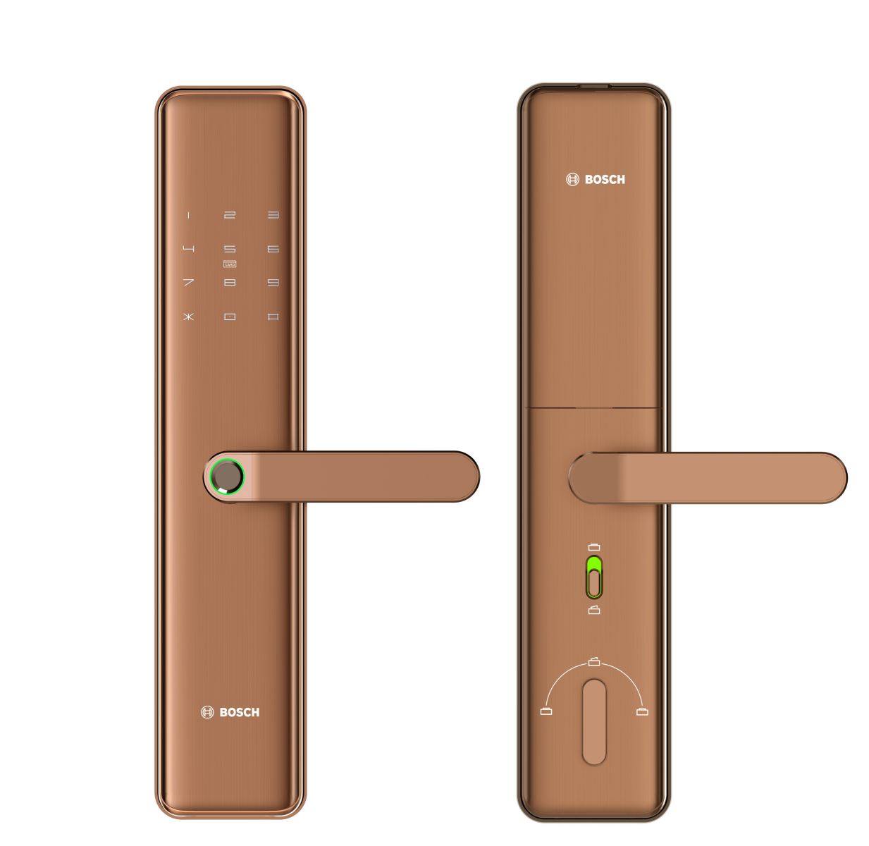 Khóa vân tay Bosch ID40P EU Gold App wifi