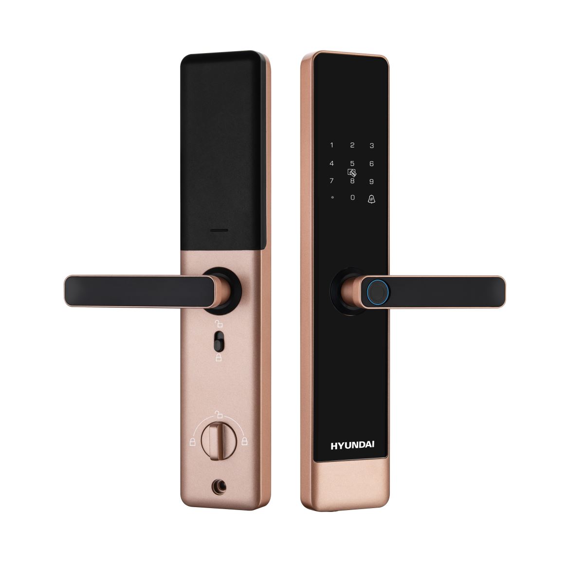 Khóa vân tay Hyundai HY-SL007 Rose Gold App wifi