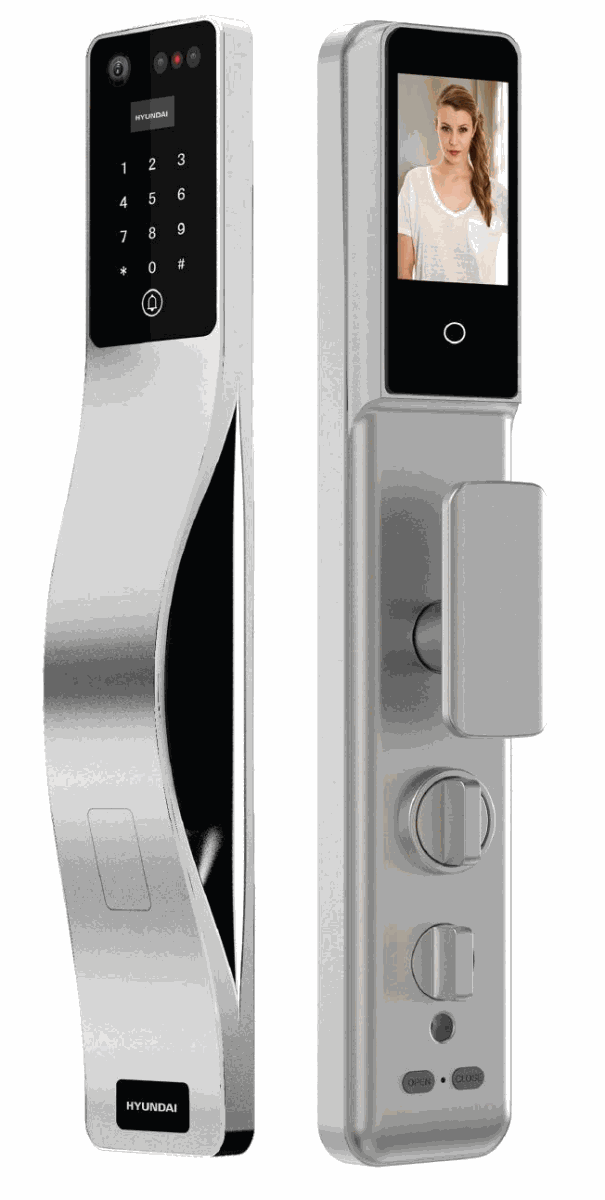 Khóa Face ID Hyundai HY-SLA807F Silver App wifi