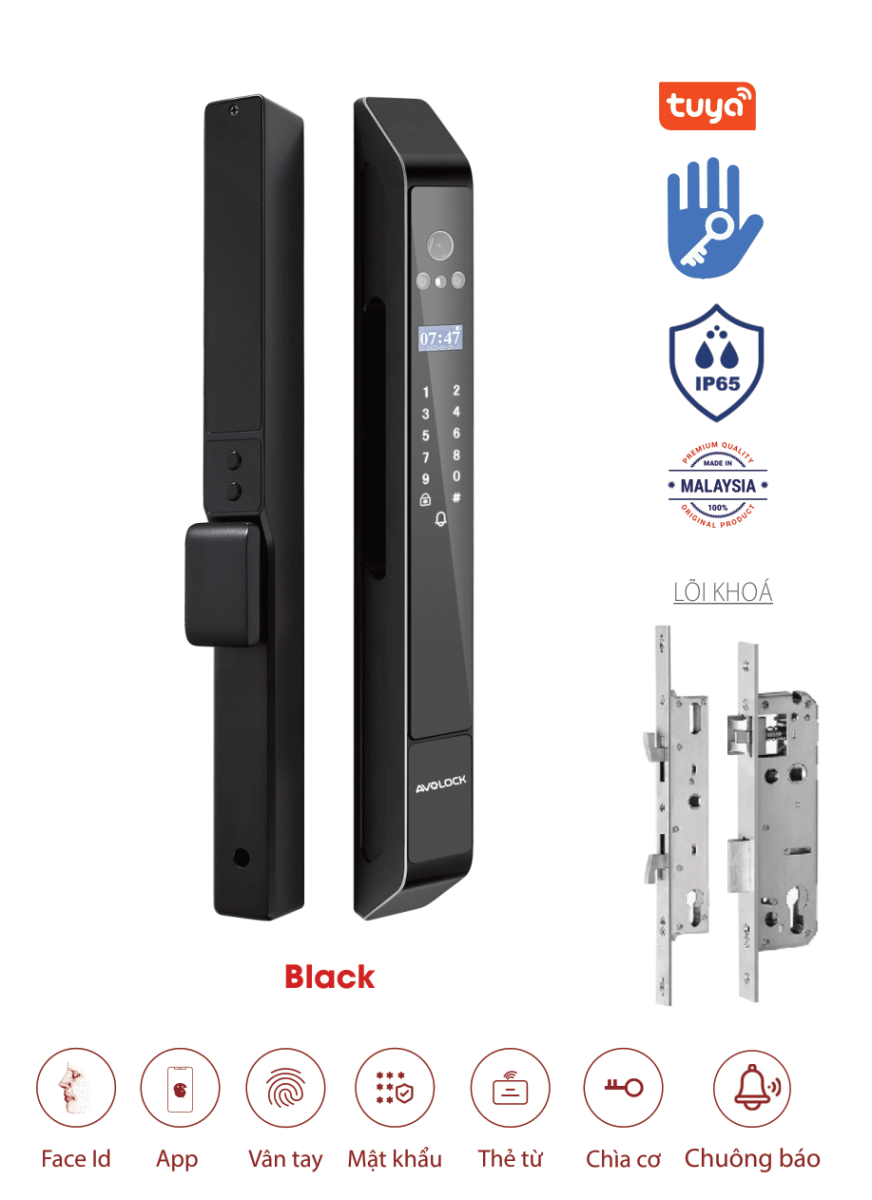 Khóa cửa nhôm Avolock AN-398 chính hãng Khóa cửa nhôm Avolock AN-398 chính hãng