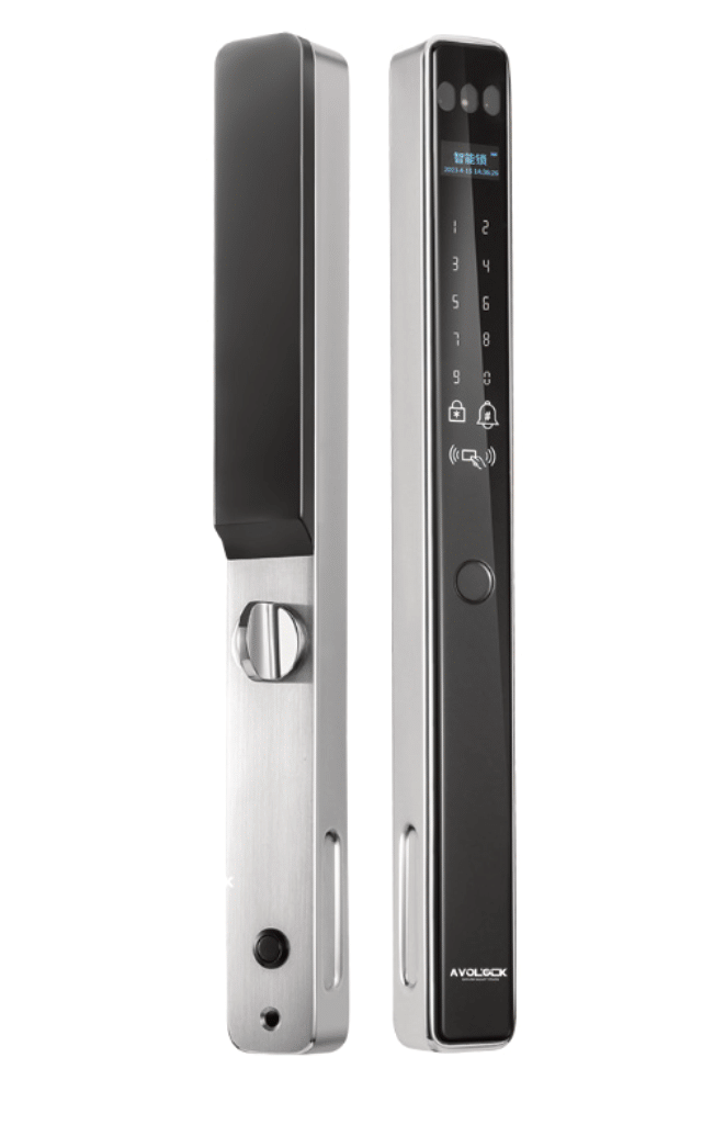 Khóa cửa nhôm Avolock AN-399F Gray Face ID, App wifi