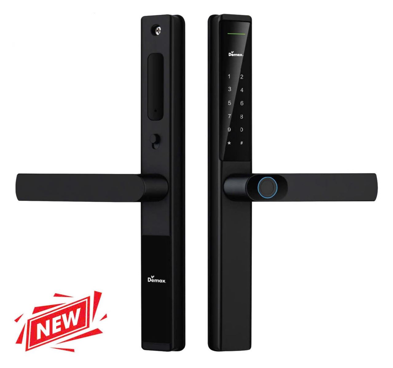 Khóa cửa nhôm Demax EL699 Lux BL App wifi